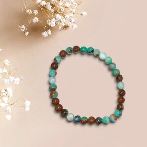 Bracelet en Chrysoprase